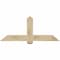 Ekena Millwork Eugene Rough Sawn Timber Gable Bracket, Douglas Fir, 60"W x 25"H x 4"D x 6"F, 10/12 Pitch GBW060X25X0406EUG00RDF - alternate 1